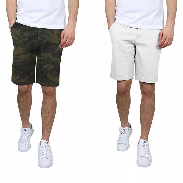 Mens Galaxy 2-Pack 10.5-in. 5-Pocket Flat-Front Slim-Fit Stretch Chino Shorts Product Image