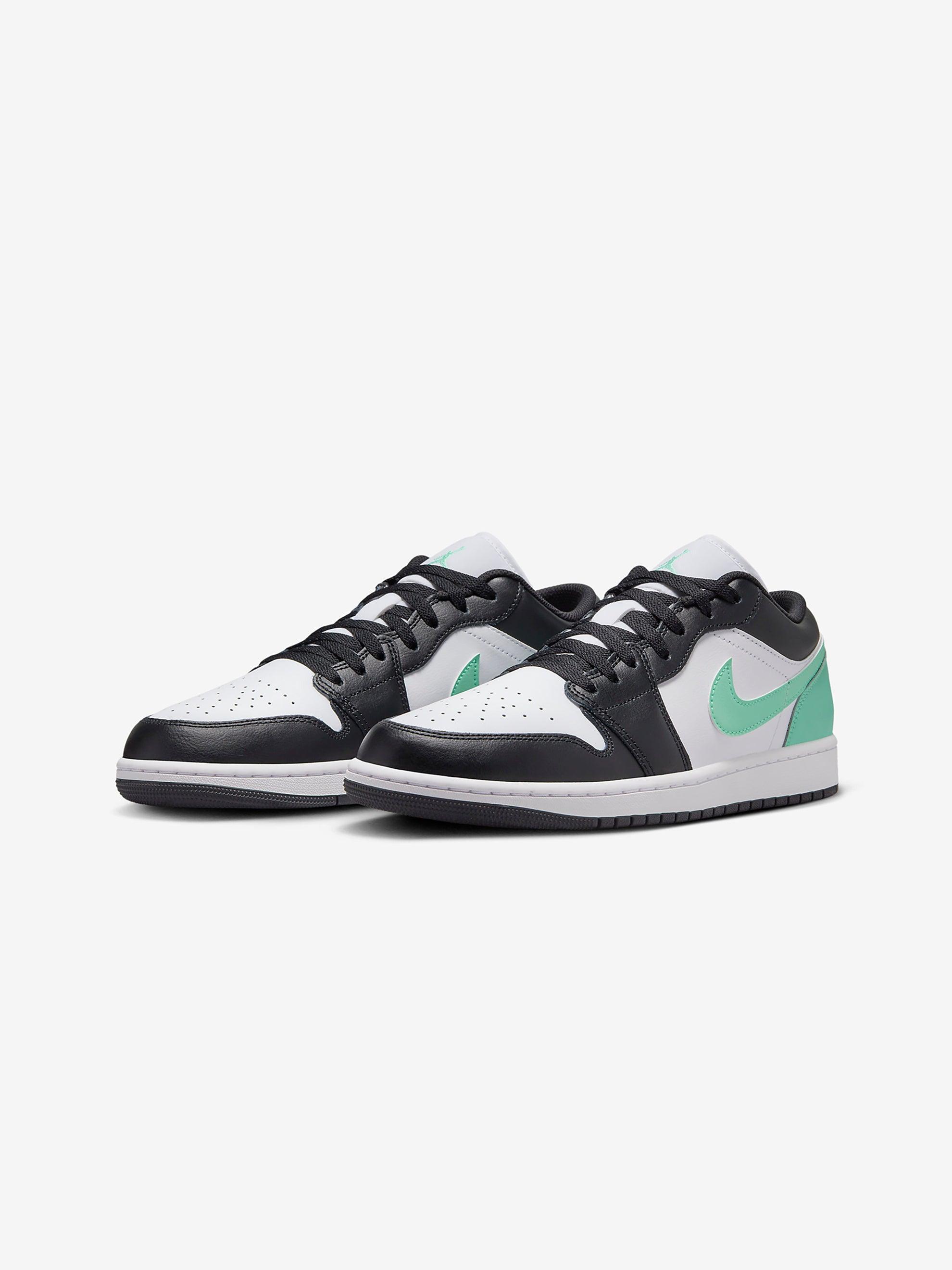 Air Jordan 1 Low (White/Black/Green Glow) Product Image