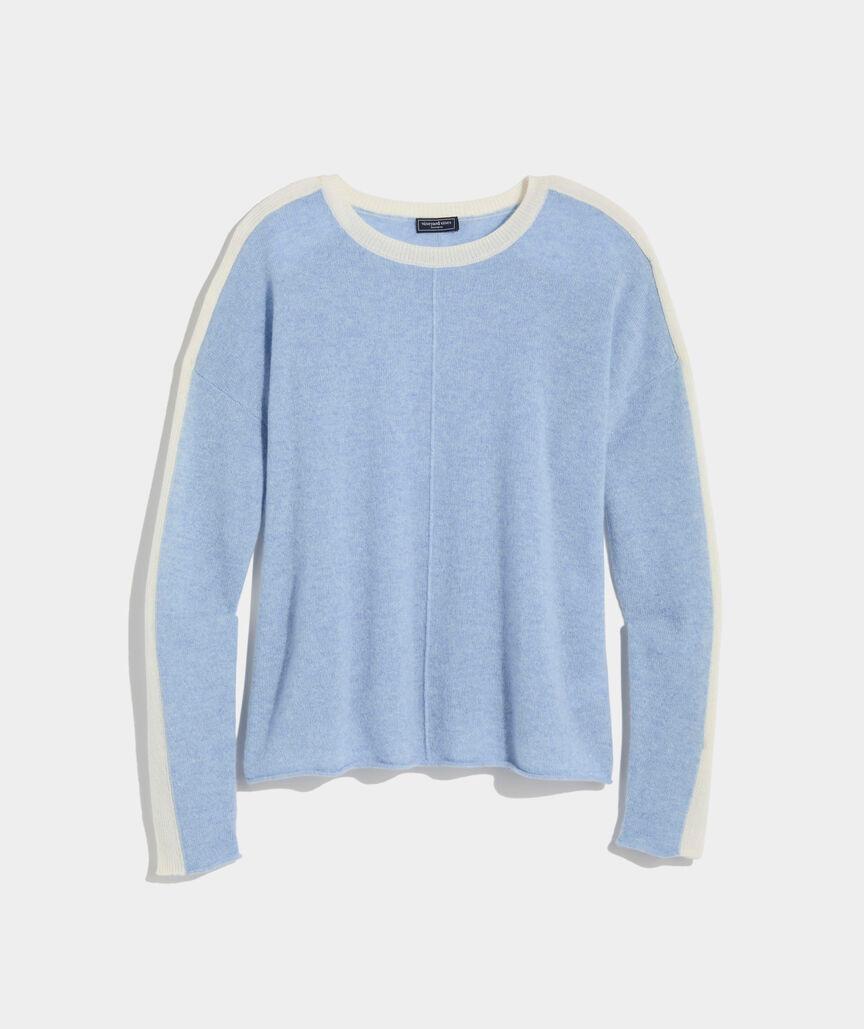 Seaspun Cashmere Colorblock Crewneck Sweater Product Image