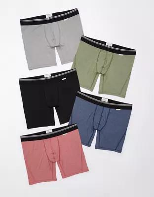 AEO Men's 6" Ultra Soft Boxer Brief 5-Pack Product Image