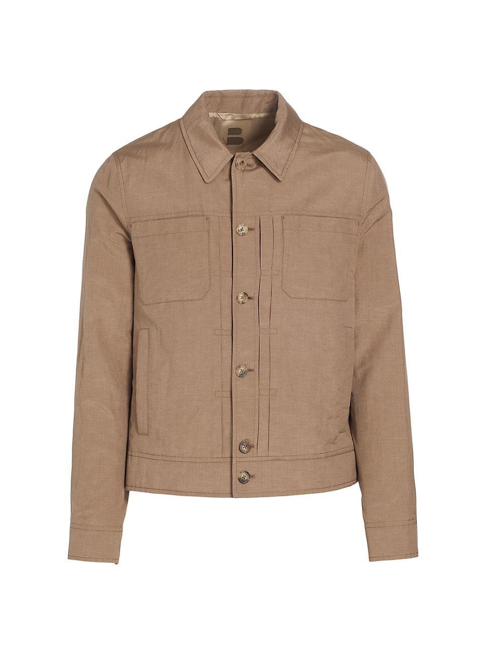 Mens Sedona Silk & Linen-Blend Jacket Product Image