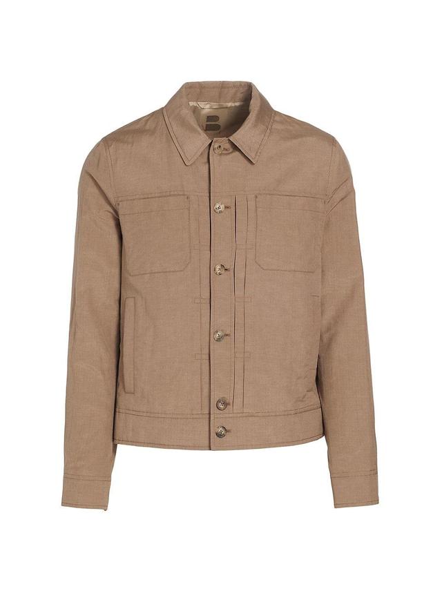 Mens Sedona Silk & Linen-Blend Jacket Product Image