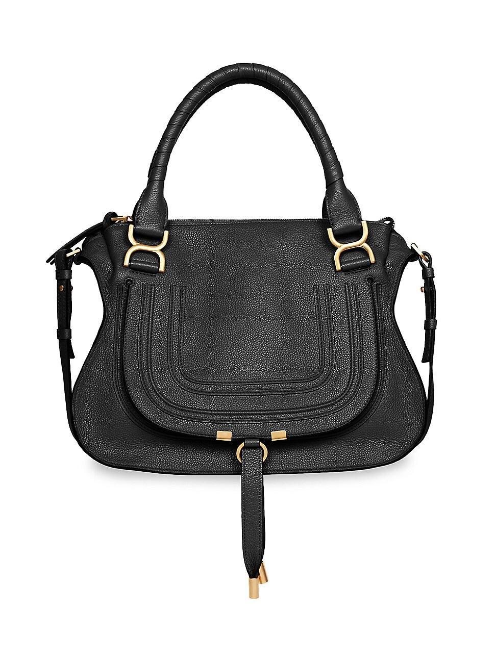 Chlo Medium Marcie Calfskin Leather Satchel Product Image