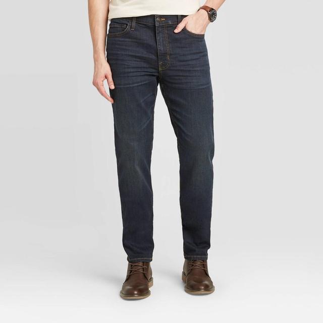 Mens Slim Fit Jeans - Goodfellow & Co Indigo 36x32, Blue Product Image