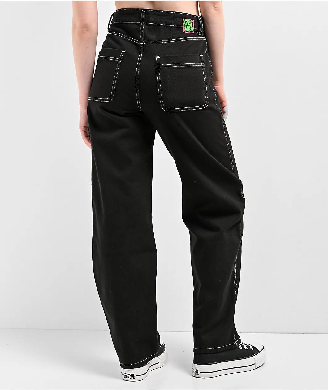 Empyre Tori Black Double Knee Carpenter Pants Product Image