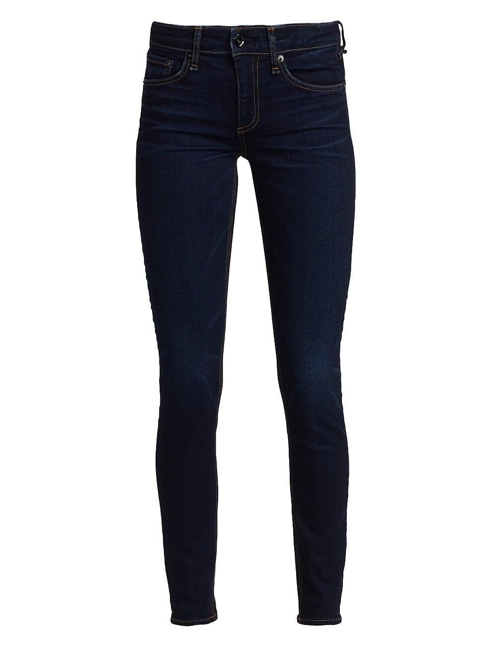 Womens Cate Mid-Rise Stretch Skinny Jeans Product Image