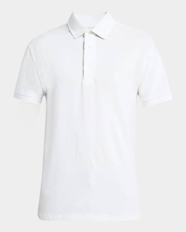 Men's Tipped Pique Polo Shirt Product Image