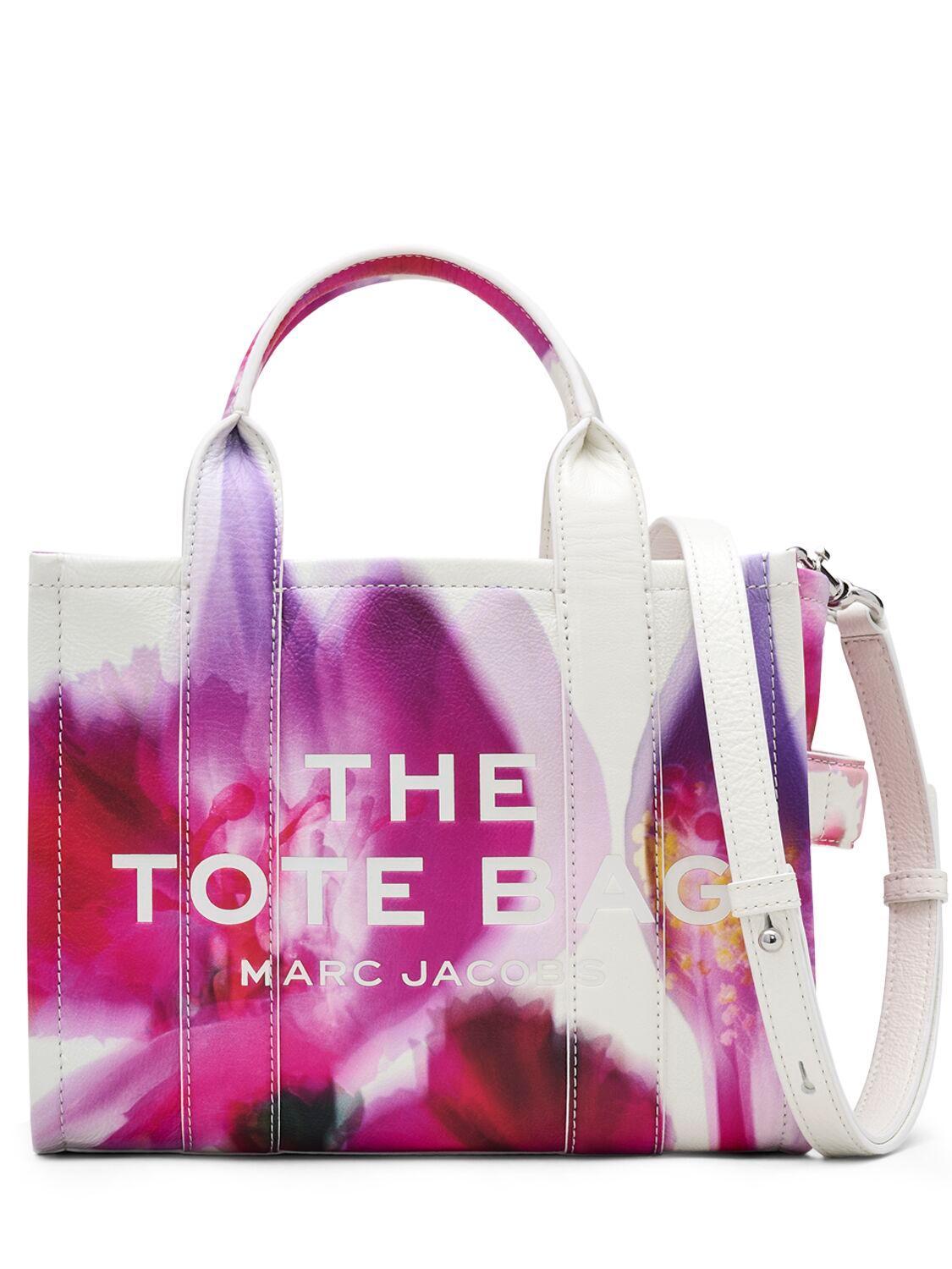 MARC JACOBS The Small Tote Canvas Bag In White Product Image