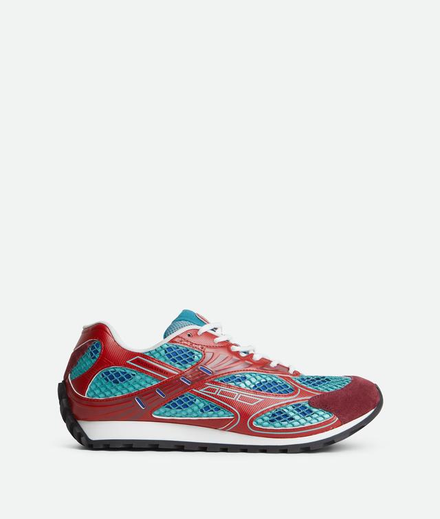 Men's Orbit Sneaker in Turquoise/cherry Product Image