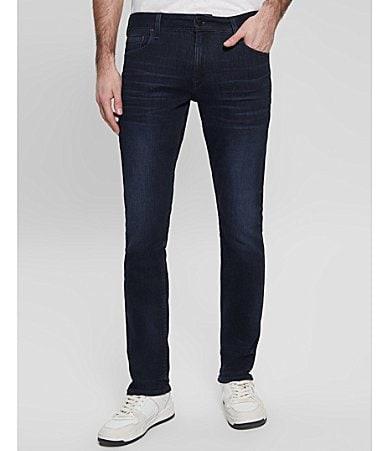 Guess Slim-Tapered Basic Dark Wash Jeans Product Image