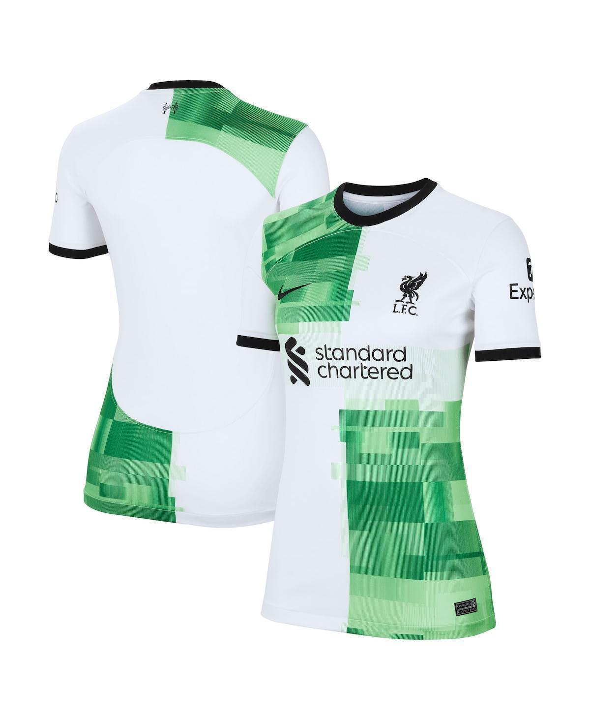 Womens Nike White Liverpool 2023/24 Away Replica Jersey Product Image