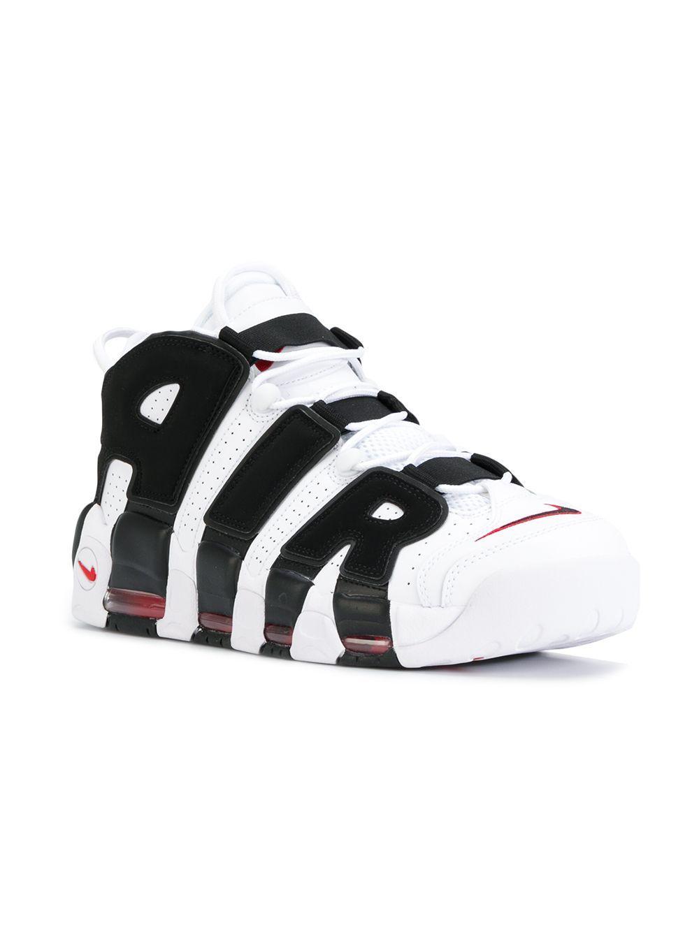 NIKE Fa Air More Uptempo Sneakers In White Product Image