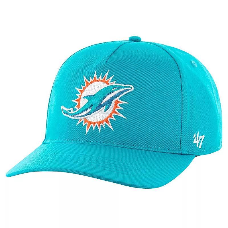 Mens 47 Aqua Miami Dolphins Hitch Adjustable Hat, Turquoise A Product Image