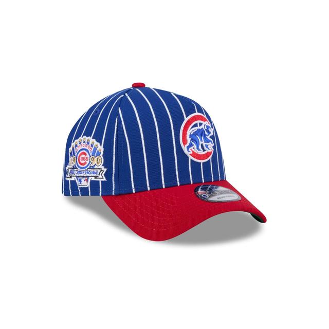 Chicago Cubs All-Star Game Pack Pinstripe 9FORTY A-Frame Snapback Hat Male Product Image