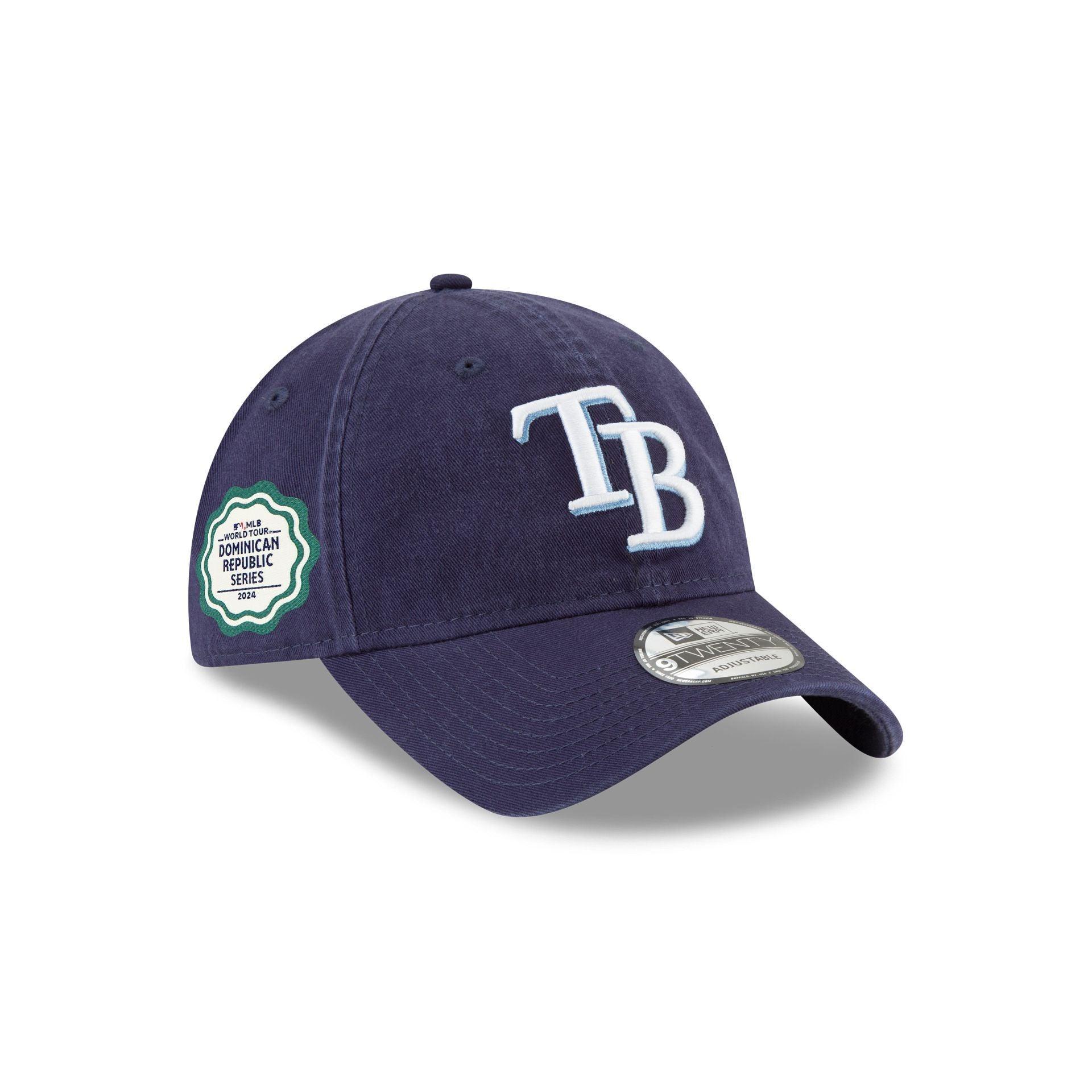 Tampa Bay Rays 2024 MLB World Tour Dominican Republic Series 9TWENTY Adjustable Hat Male Product Image