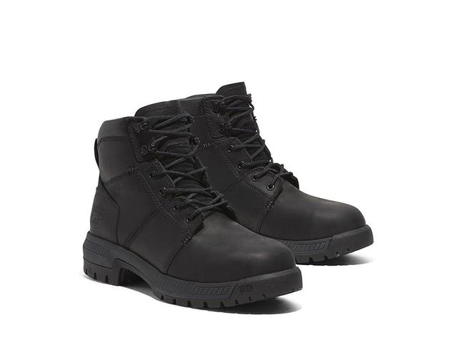 Timberland PRO Montauk 6 Inch Steel Safety Toe (Jet ) Men's Work Boots Product Image