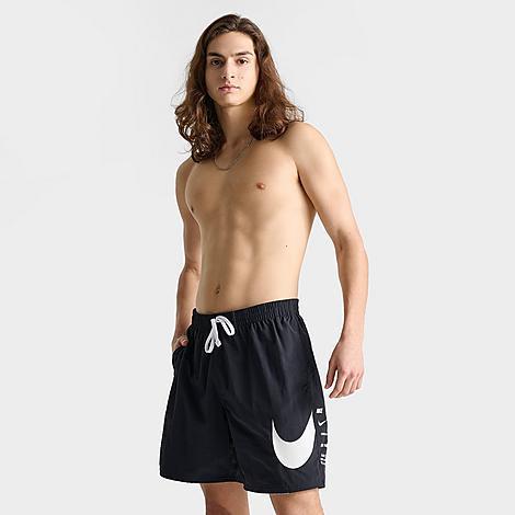 Mens Nike Swim Large Swoosh Graphic 7 Volley Swim Shorts Product Image