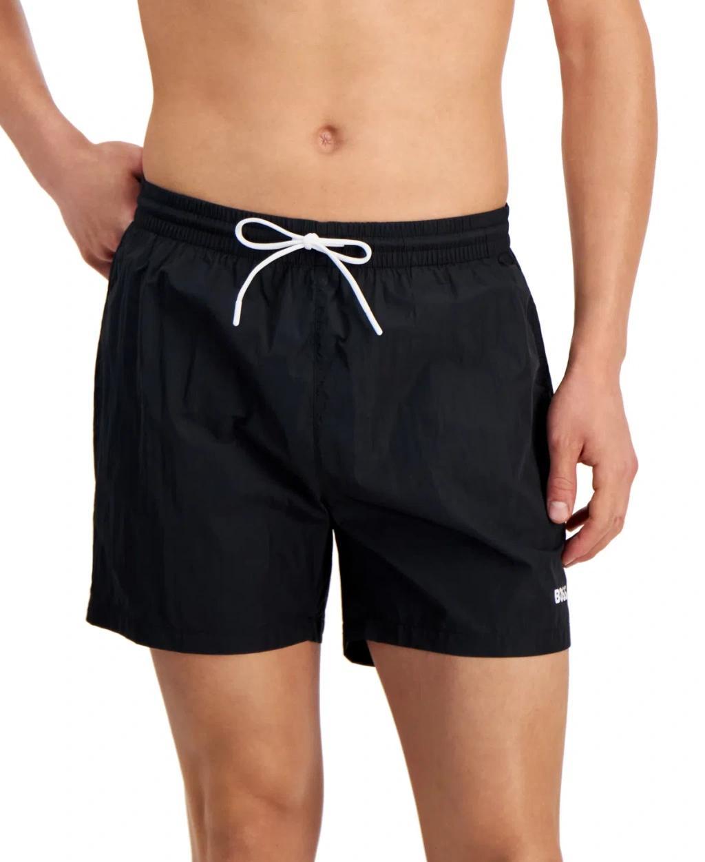 Men's Iconic Swim Trunks, Black Product Image