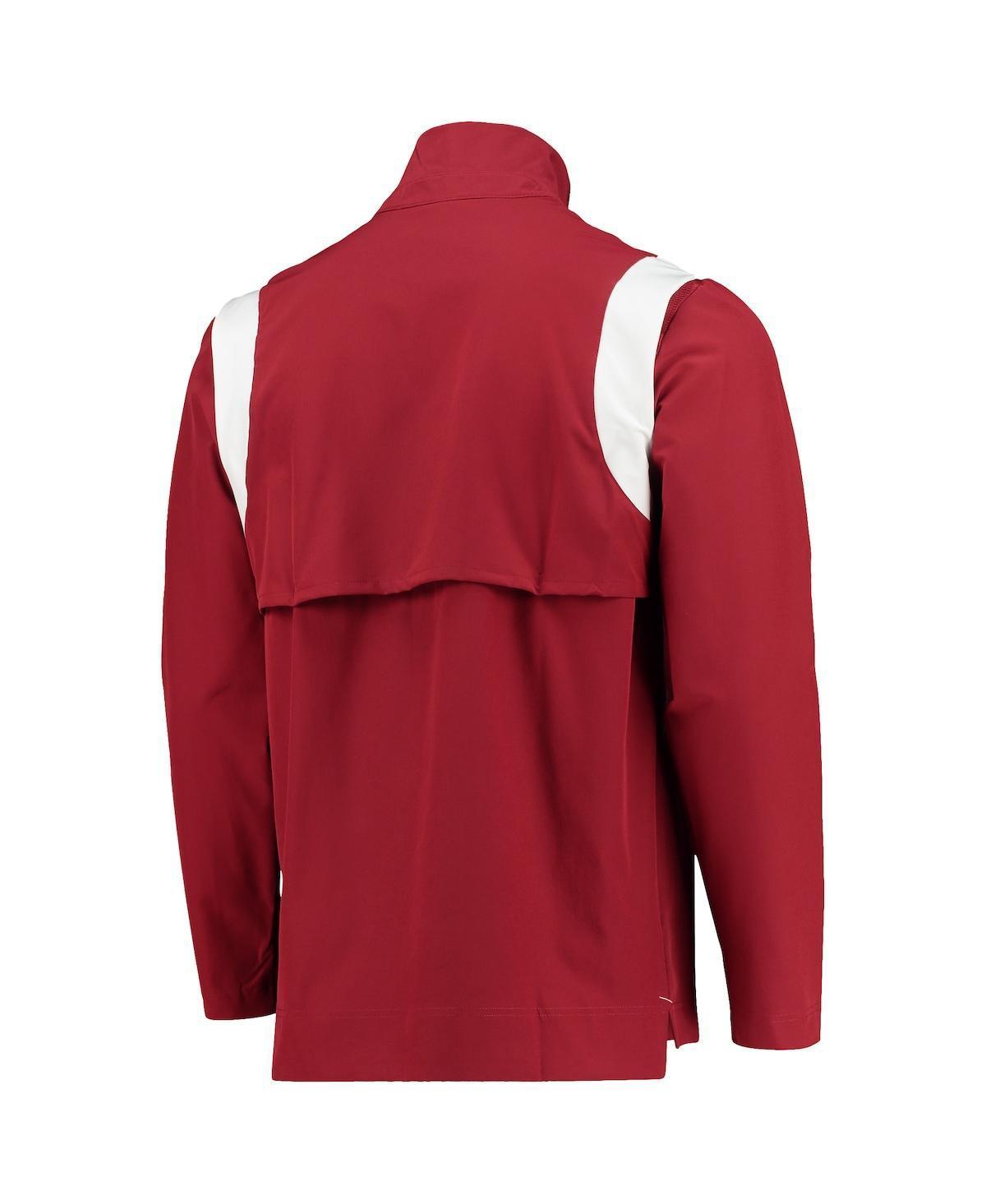 NIKE Crimson Alabama Crimson Tide 2021 Team Coach Quarter-zip Jacket Product Image