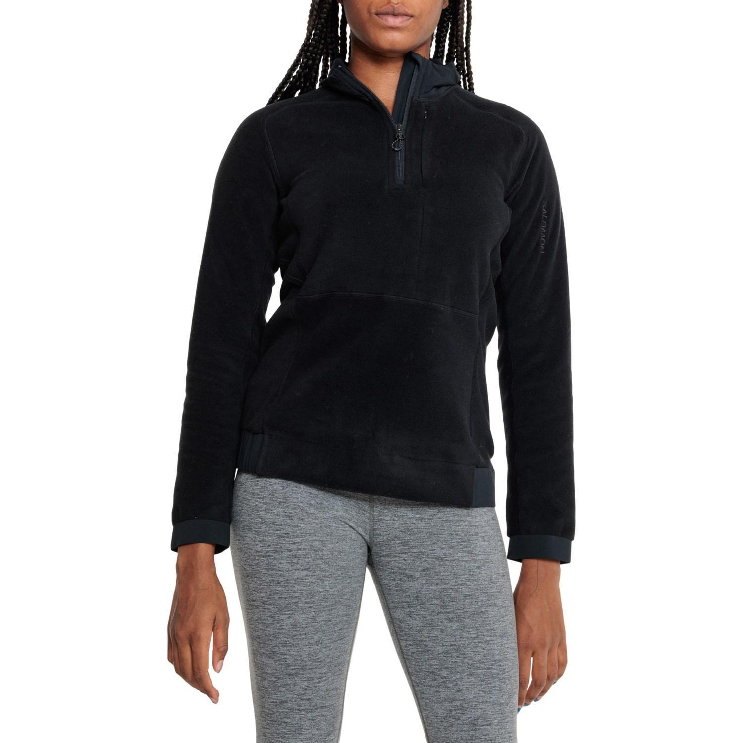 Salomon Essential Polartec® Midlayer Fleece Shirt - Zip Neck, Long Sleeve Product Image