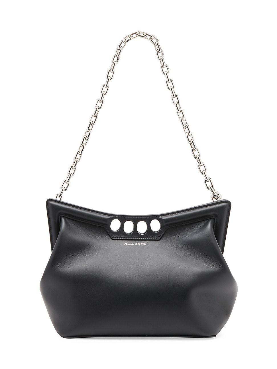 Womens The Peak Leather Shoulder Bag Product Image