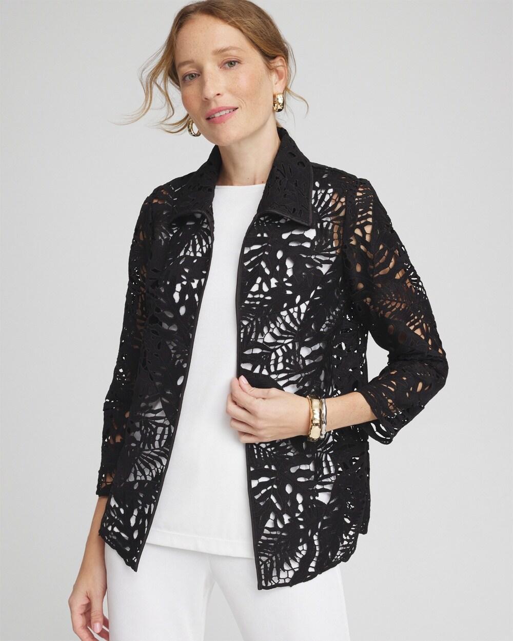 Travelers™ Collection Leaves Lace Jacket Product Image