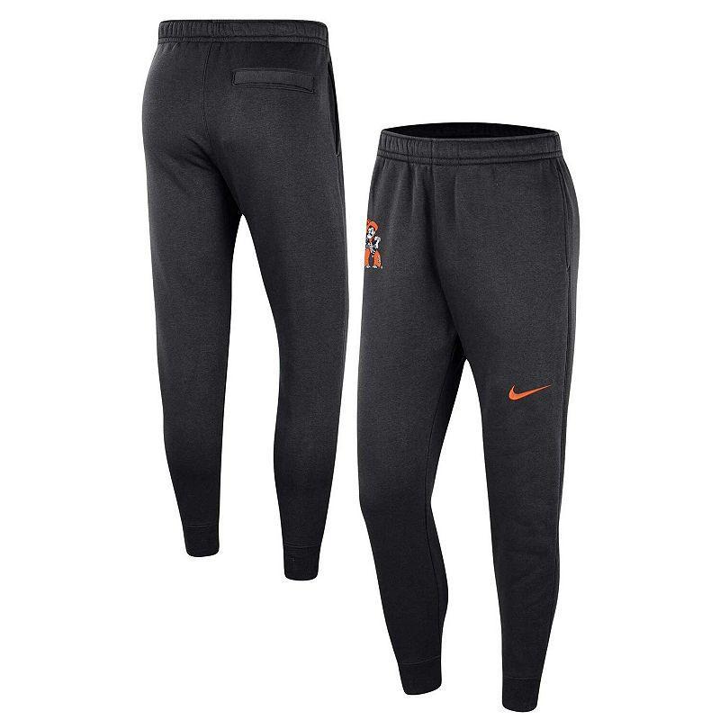 Mens Nike Black Oklahoma State Cowboys Club Fleece Pants Product Image