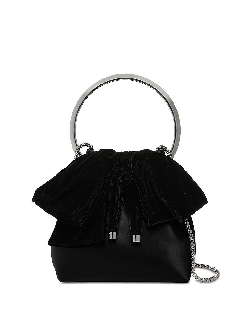 Womens Bon Bon Satin Bow Shoulder Bag Product Image