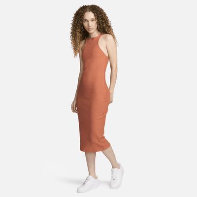 Nike Sportswear Chill Rib Women's Slim Sleeveless Midi Dress product image