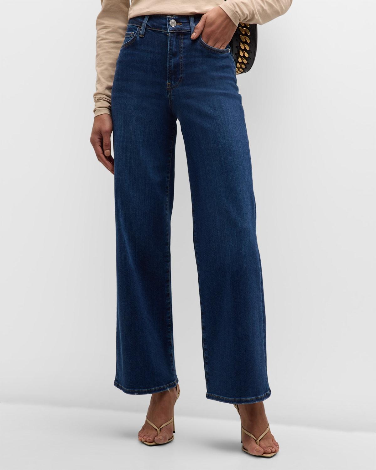 FRAME Le Slim Palazzo High Waist Wide Leg Jeans Product Image