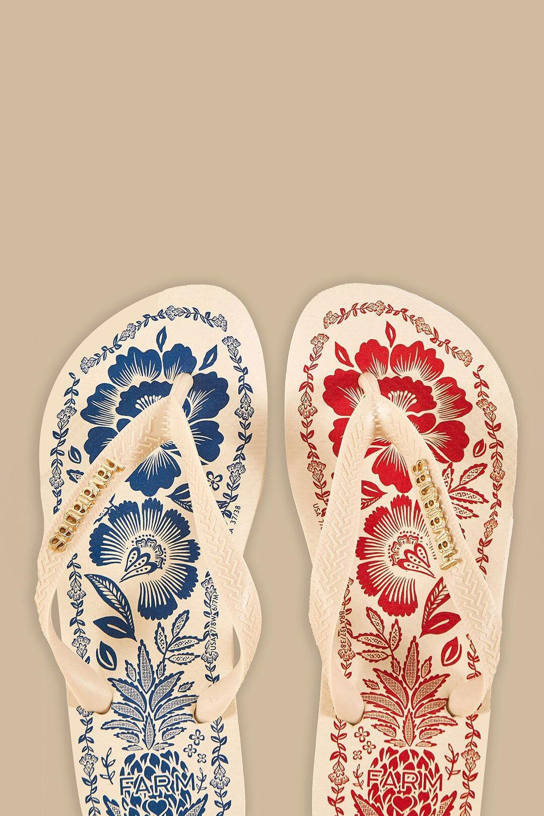 Mixed Pineapple Garden Havaianas Sandals, MULTI / 9/10 Product Image