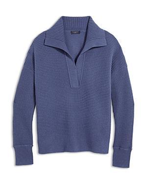 Vineyard Vines Textured Rib Polo Sweater (Light Heather) Women's Clothing product image