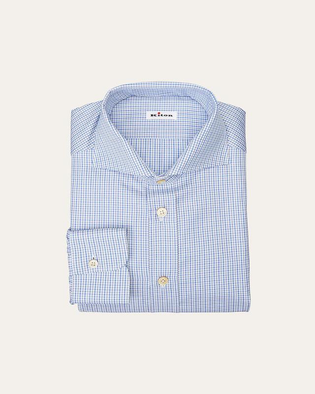 Mens Multi-Check Dress Shirt Product Image