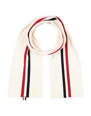 THOM BROWNE Man Scarf Off White Size - Merino Wool Product Image