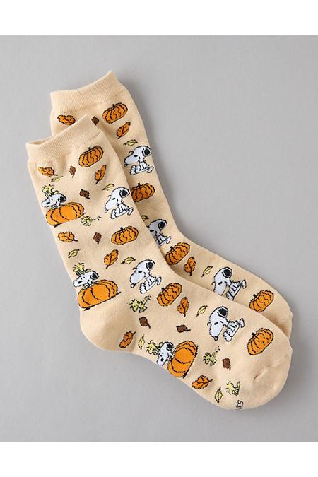 AE Peanuts Fall Pumpkin Crew Socks Women's Product Image