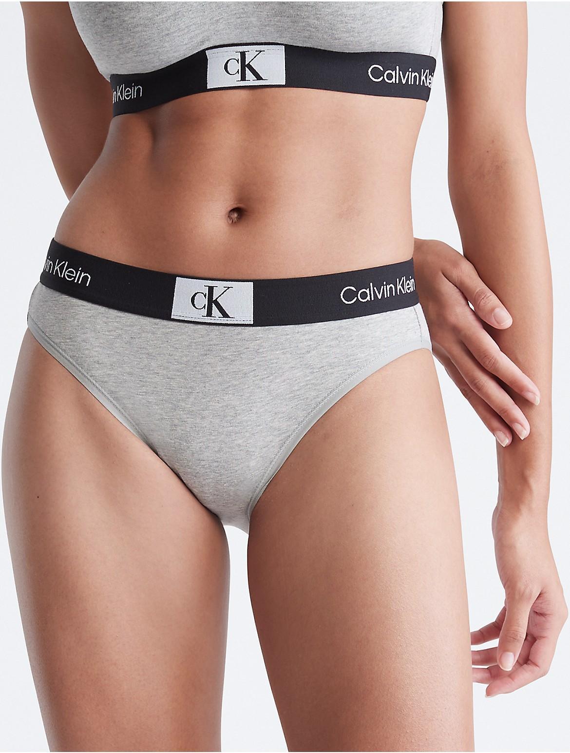 Calvin Klein Womens Calvin Klein 1996 Cotton Stretch Modern Bikini - Black - XS Product Image