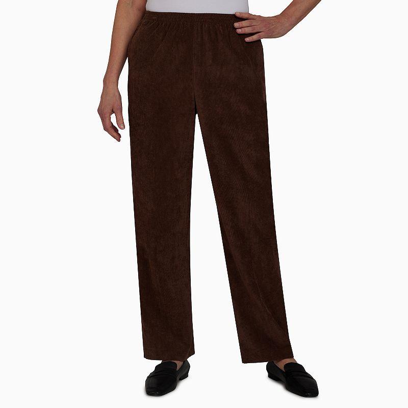 Plus Size Alfred Dunner Solid Classics Corduroy Pants - Short Product Image