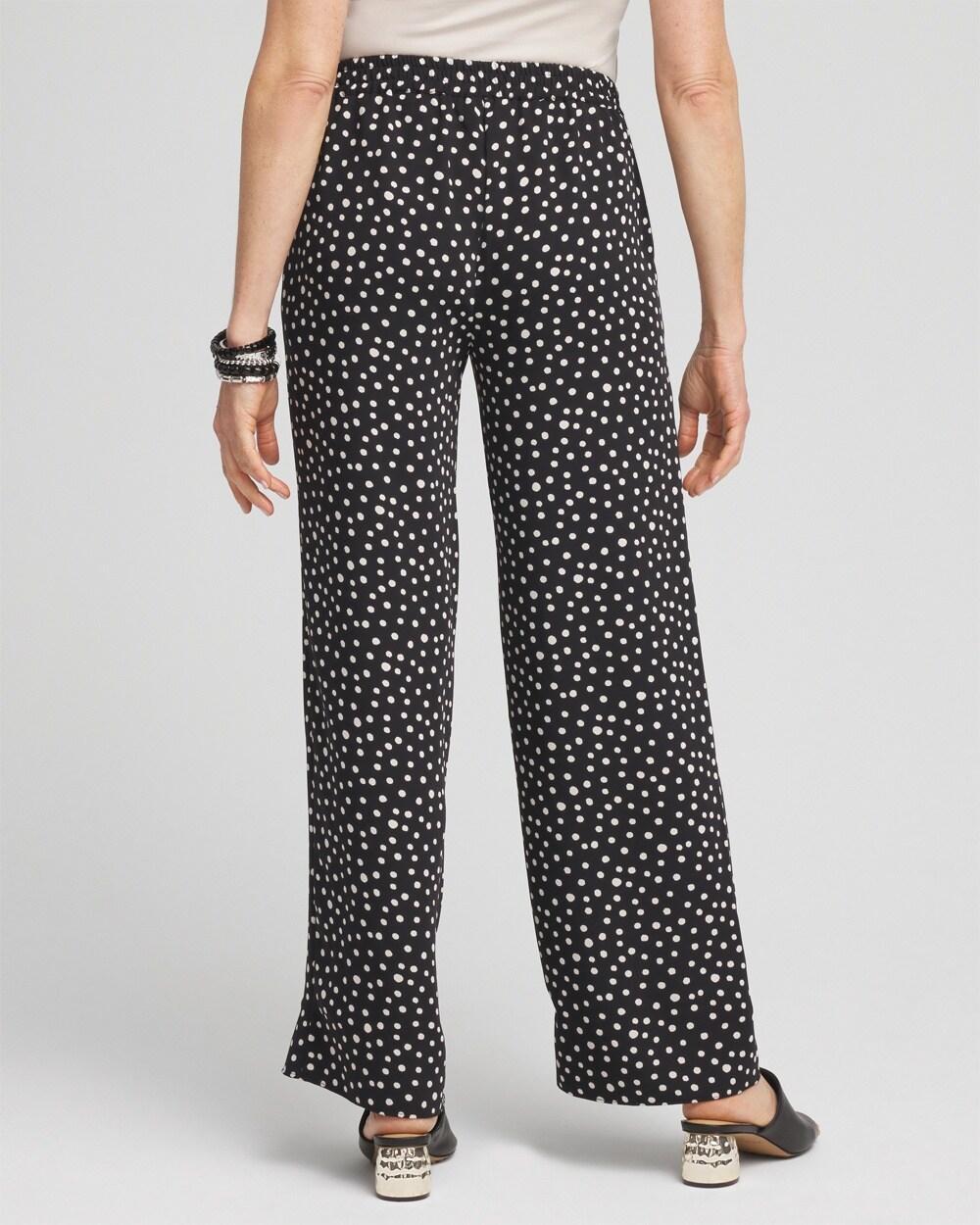 Dot Soft Cropped Pants Product Image