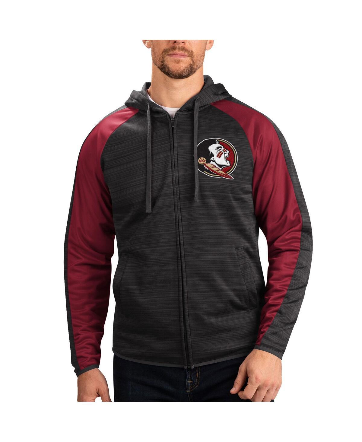 Mens G-III Sports by Carl Banks Florida State Seminoles Neutral Zone Raglan Full-Zip Track Jacket Hoodie Product Image