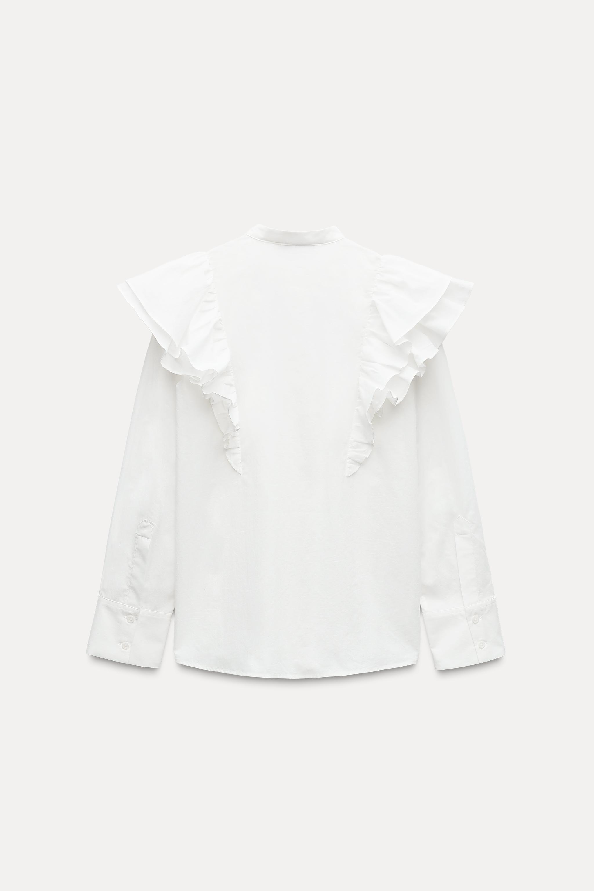 RUFFLED BLOUSE ZW COLLECTION Product Image