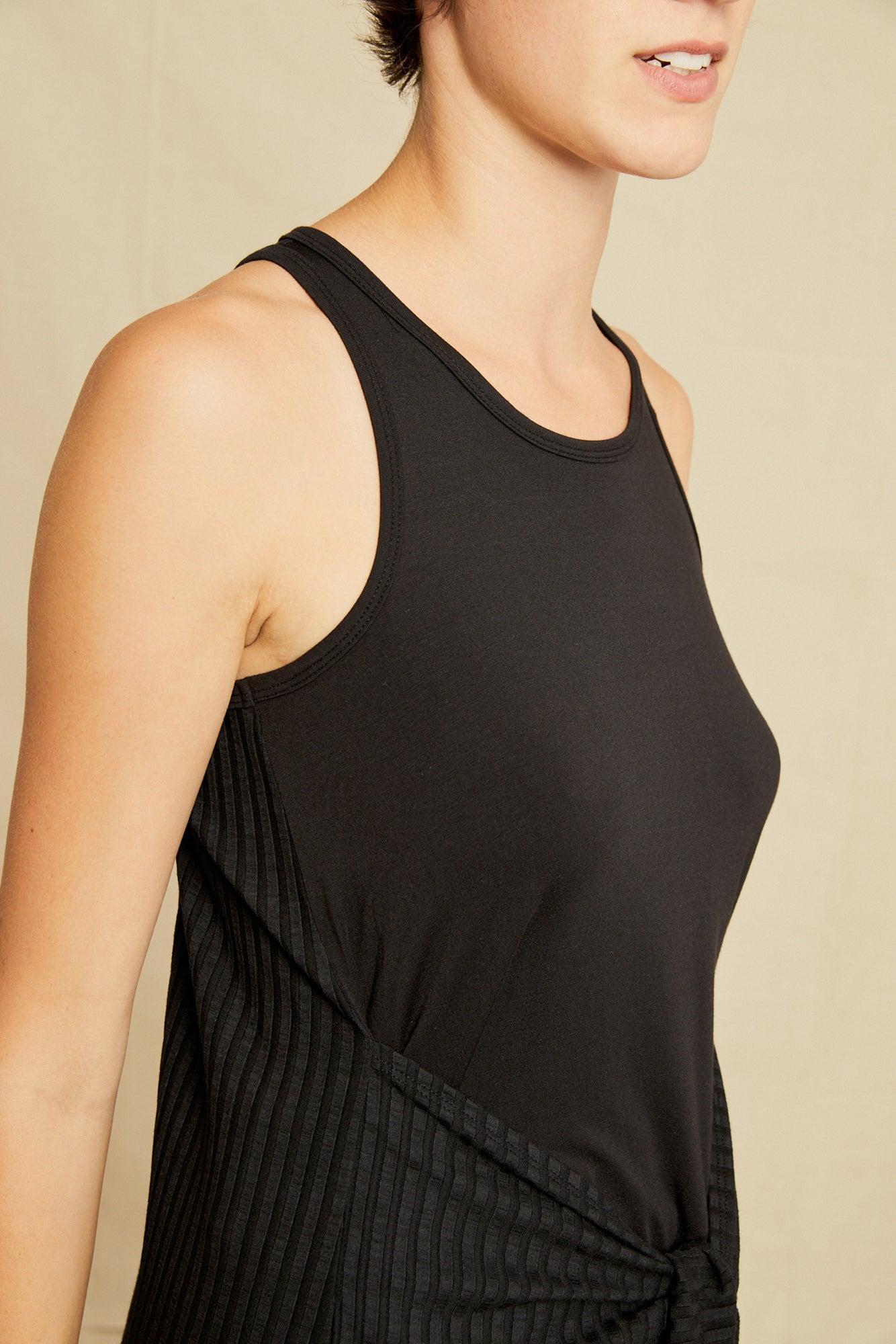 Celeste Knit Tank - Black - ReAmour Product Image