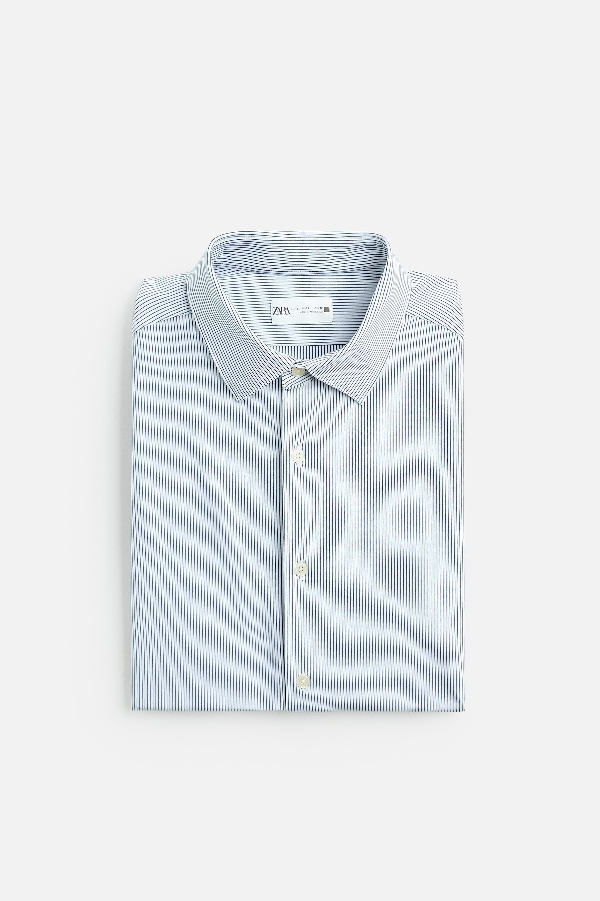 STRIPED STRETCH SHIRT Product Image