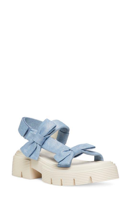 STUART WEITZMAN Sofia Nolita Lug Sole Sandal In Blue Product Image