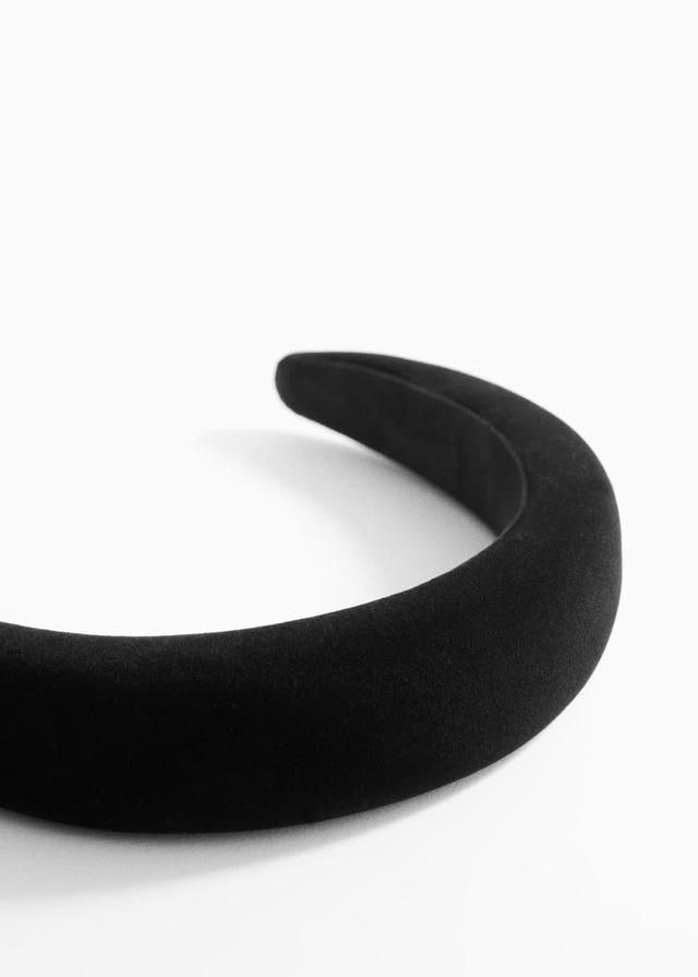 MANGO - Velvet hairband - One size - Women Product Image