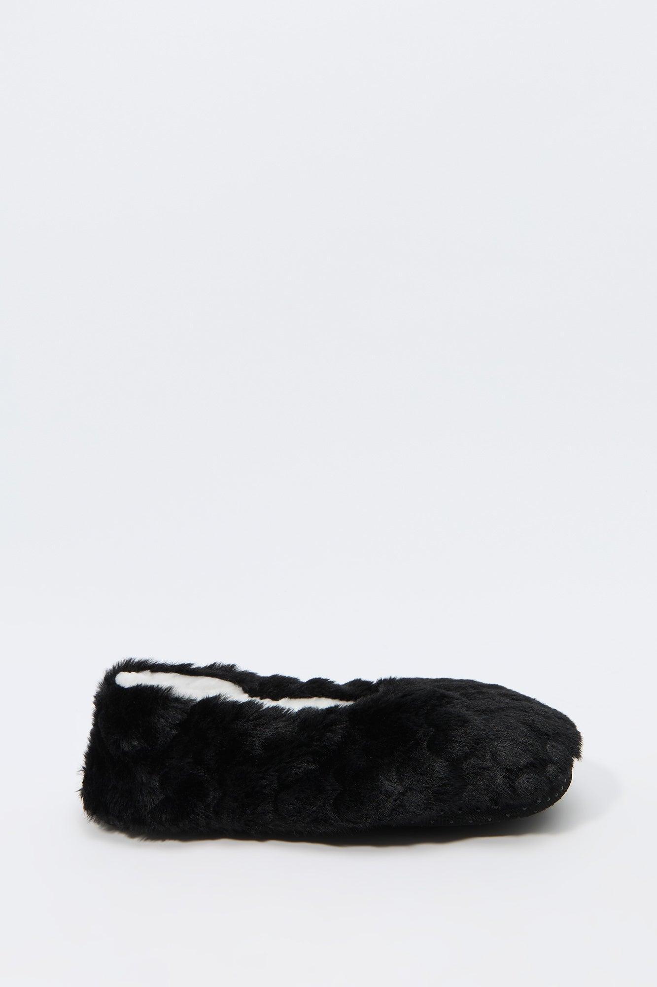 Faux-Fur Ballerina Slipper Female Product Image