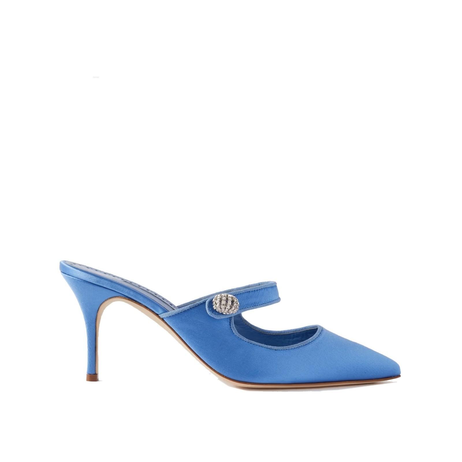 Camparimu Jewel 070 Mules In Blue Product Image