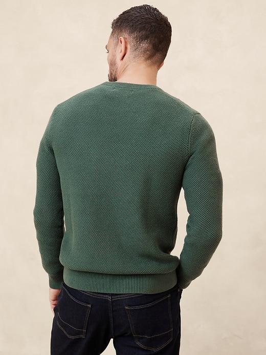 Tuck Stitch Pullover Sweater Product Image