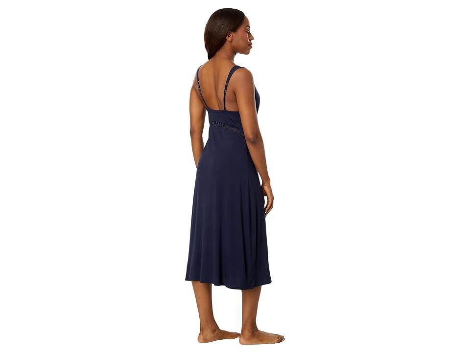 Natori Feathers Essentials Gown (Night Blue) Women's Pajama Product Image