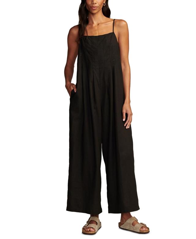 Women's Pleated Sleeveless Jumpsuit Product Image