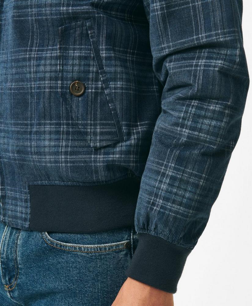 Plaid Corduroy Harrington Jacket in Thermore®-Filled Cotton Product Image